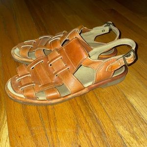 Handmade leather sandals